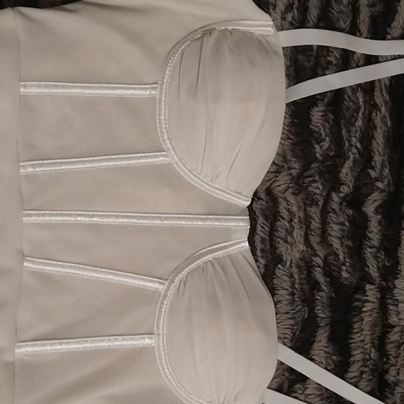 ✨Cream Sexy Corset Style Cocktail Dress - Picture 3 of 7